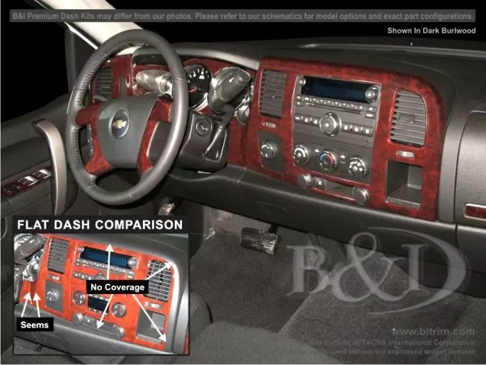 Chevy silverado wood dash kits sale